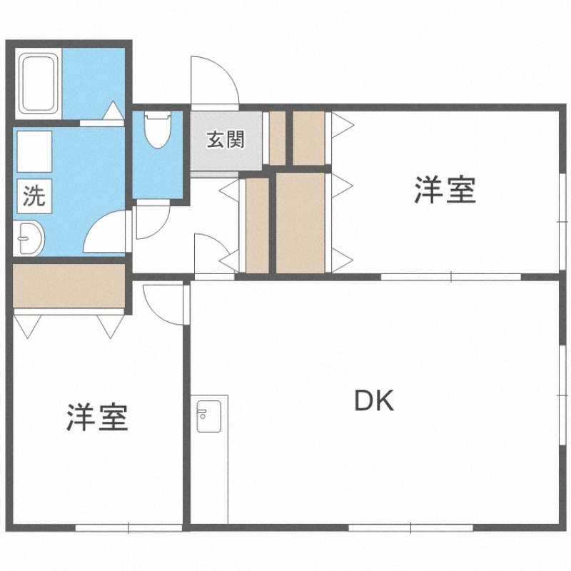 ア・ラ・モード参番館の間取り