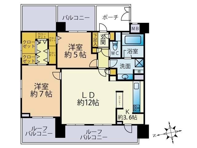 シティハイツ白金高輪の間取り