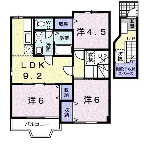 プランド－ルＢの間取り