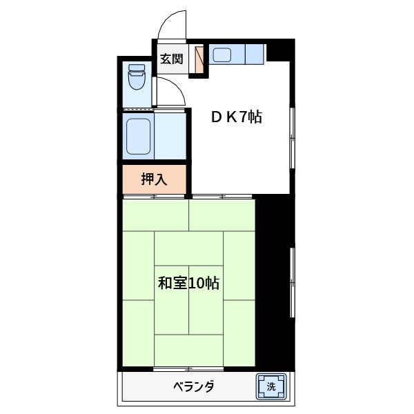 葛飾区青戸のマンションの間取り