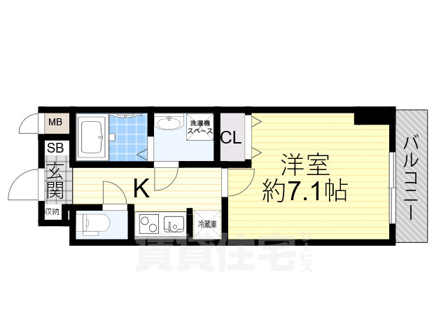 S-RESIDENCE Hommachi Marksの間取り