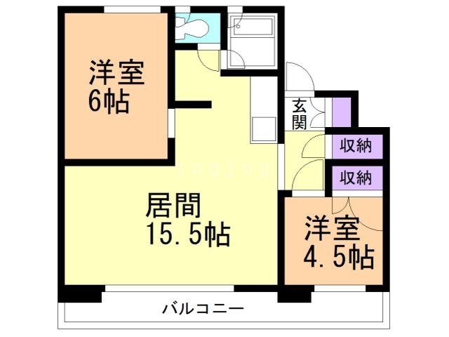 メープルバウム　２棟の間取り