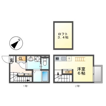 ハーモニーテラス尾頭橋IIの間取り