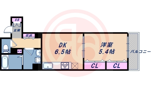 シャーメゾン鷹合の間取り