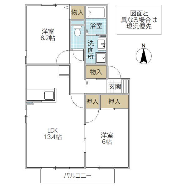 マノワール D棟の間取り