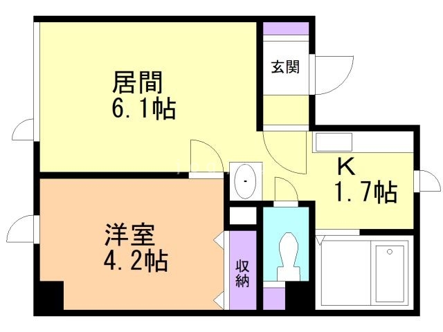 パークカトレアの間取り