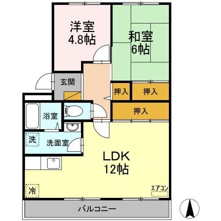 パティエール上本郷の間取り