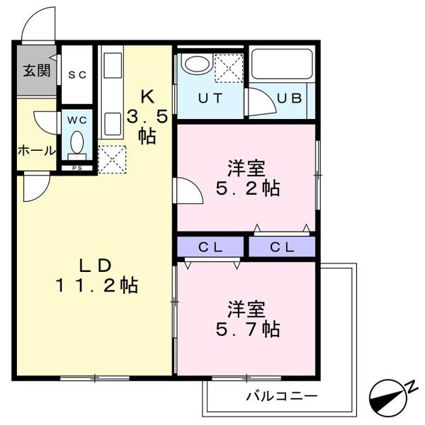 センチュリー信濃の間取り