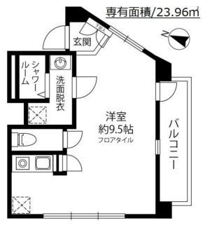 川崎市高津区下作延のマンションの間取り