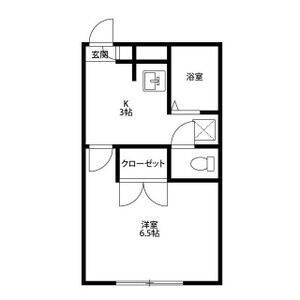 アンプルールブワK・Kの間取り写真