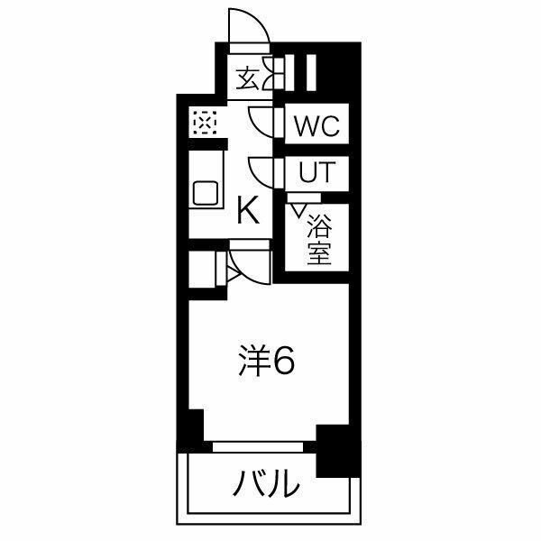 メイクス今池PRIMEの間取り