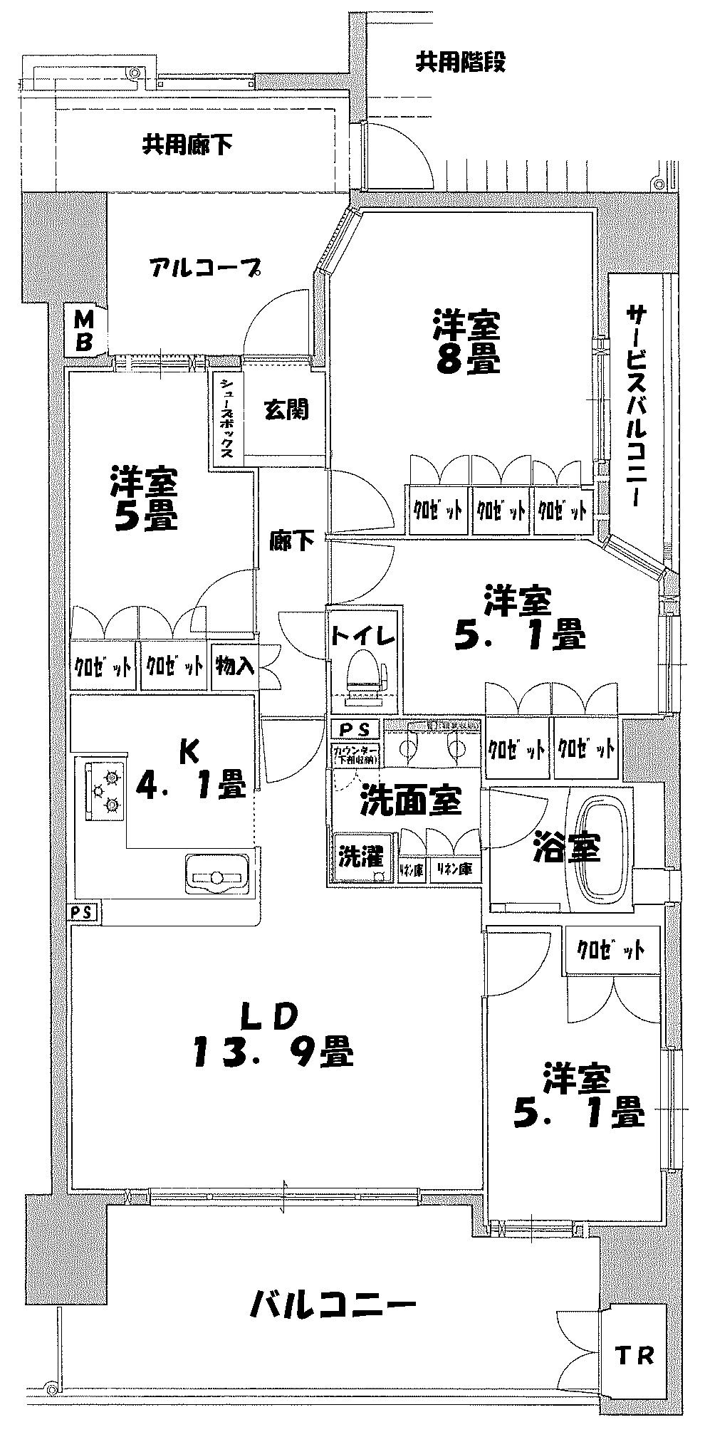 【大津京ステーションプレイスの間取り】