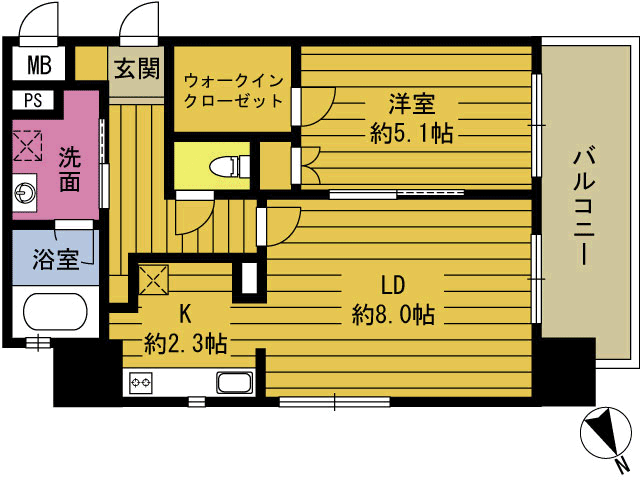 ＲＪＲプレシア大分駅前の間取り