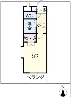 【ハイライフ旭の間取り】