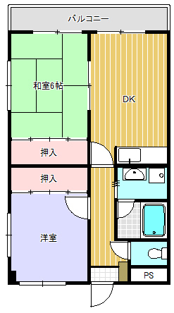 サンビレッジ岡崎の間取り