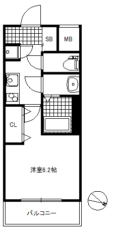 セレニテ神戸ミラクノールの間取り