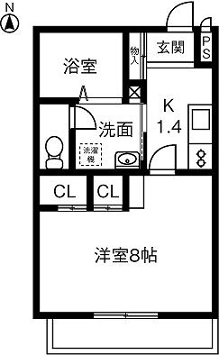 リエス千代田橋の間取り