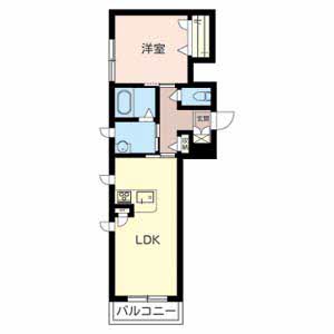 福知山市石原のマンションの間取り