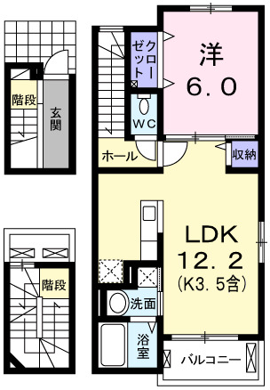 モダンインプレスの間取り