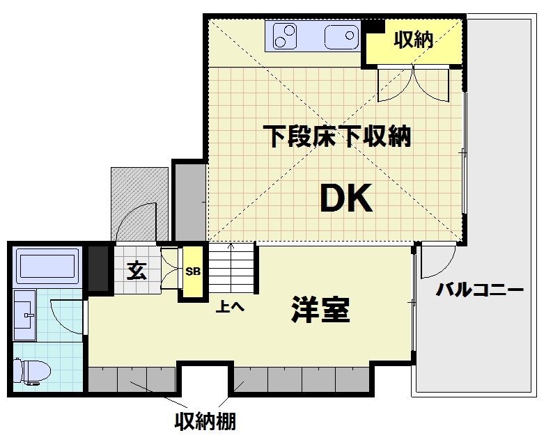 是空HORIKAWAの間取り