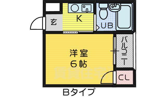 サンクス堺東2の間取り