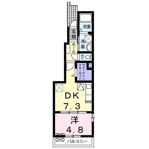 【フラワータウンハイドレインジアの間取り】