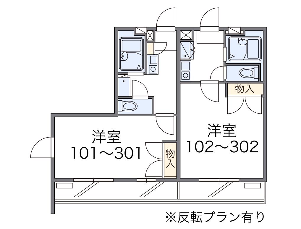 レオパレスＩｒｉｓの間取り