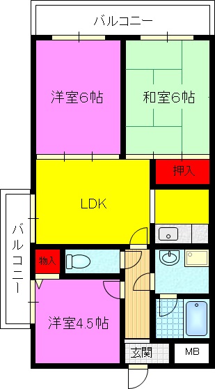 グレイスコートの間取り