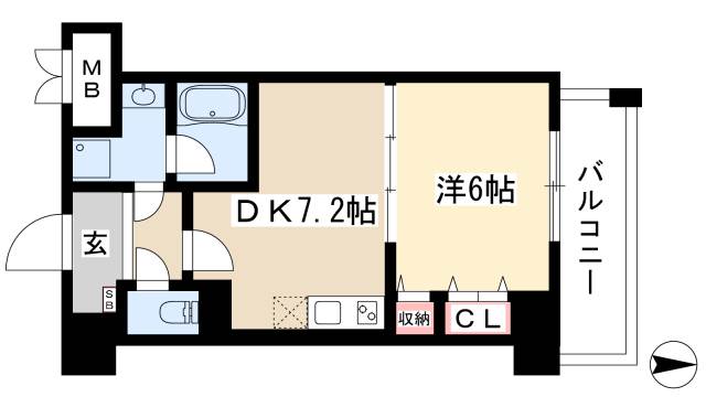 【コンセール葵の間取り】