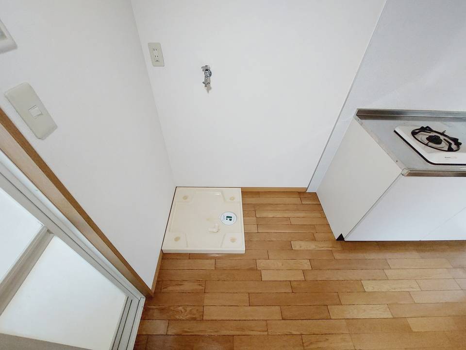 洗面設備　洗濯機置場