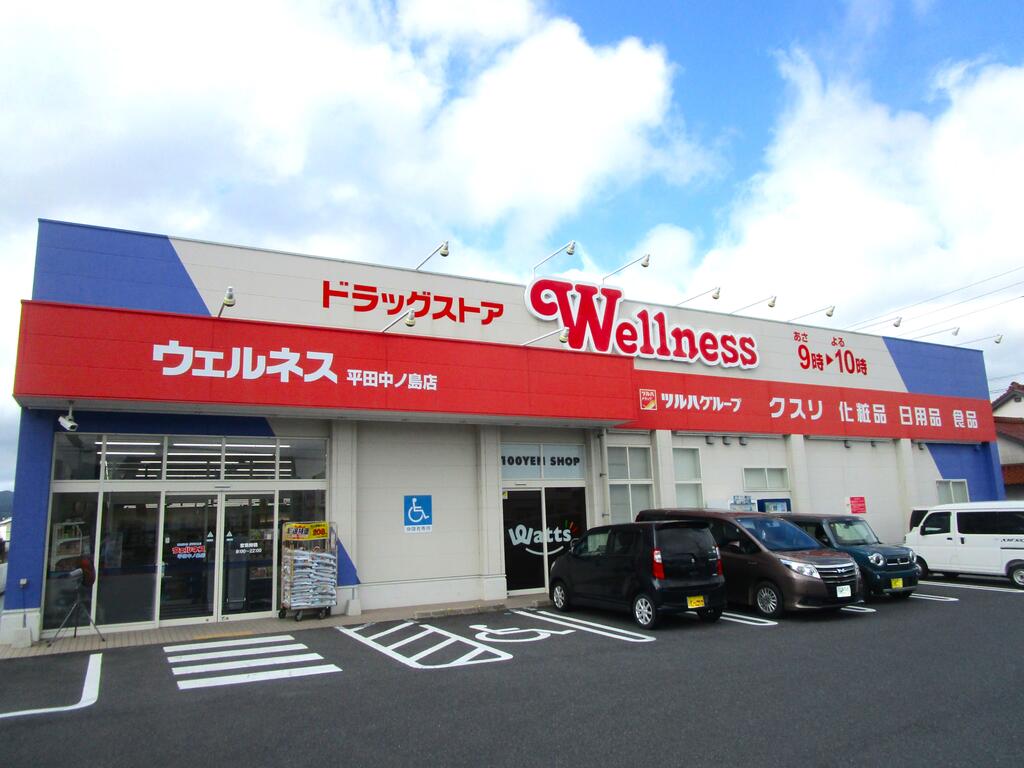 ドラックストア　ドラッグストアウェルネス平田中ノ島店（ドラッグストア）まで1462m