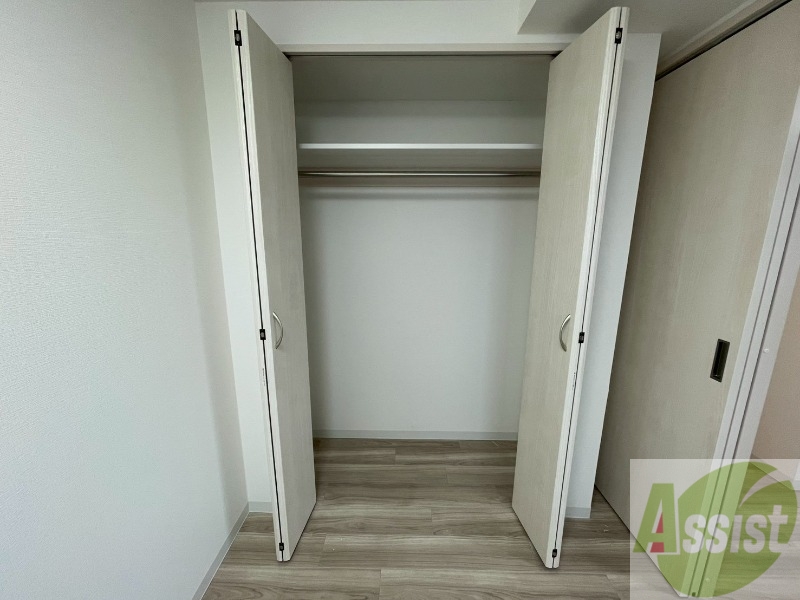 収納　洋室にはクローゼットがあるのですっきり片付きそうです。