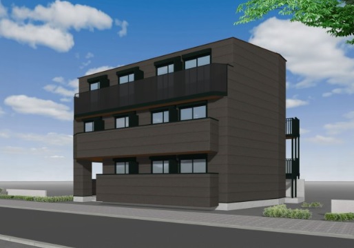 建物外観　●6月初旬入居予定。