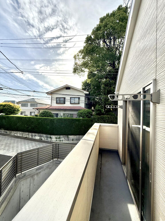 バルコニー　ワイドなバルコニーからは広い空！