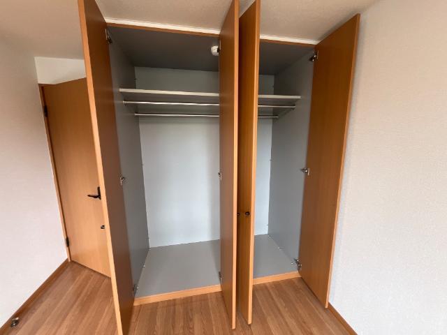 収納　たっぷりとした収納スペースです