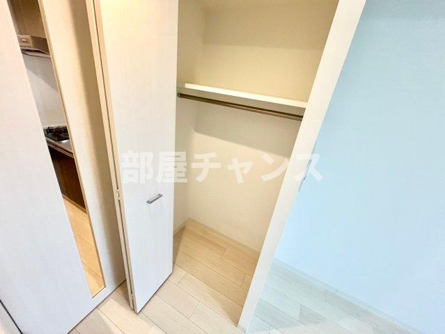 収納　たっぷりとした収納スペースです