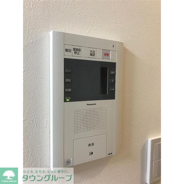 セキュリティ　モニター付きインターホン