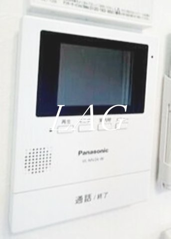 セキュリティ　モニター付きインターフォンです。