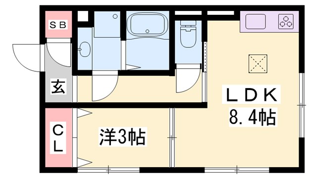 ラフィーネ亀山の間取り写真