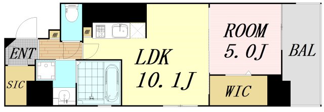 ミラージュパレス本町Departの間取り写真