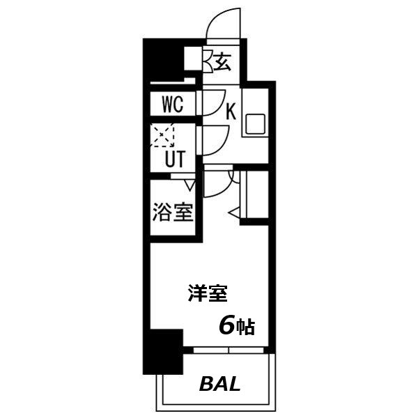 ワールドアイ大阪West Gateの間取り写真