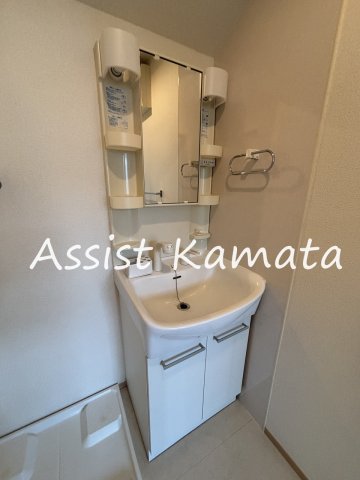 洗面設備　写真は同タイプの別号室です