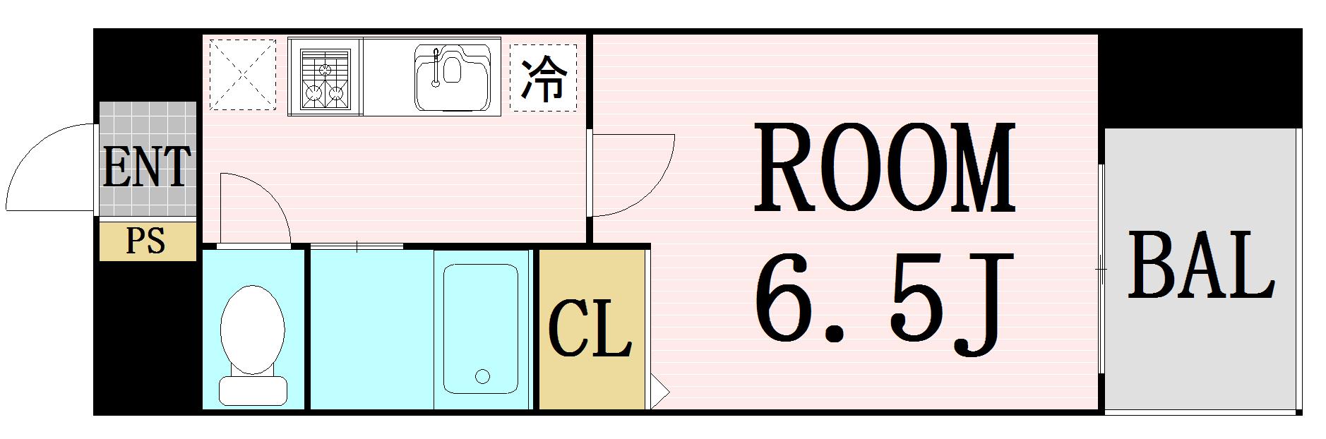 HOPE CITY天神橋の間取り写真