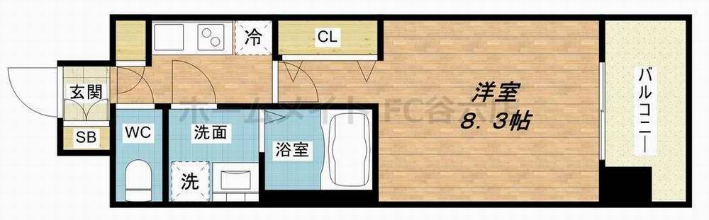 ララプレイス森ノ宮ベーネの間取り写真