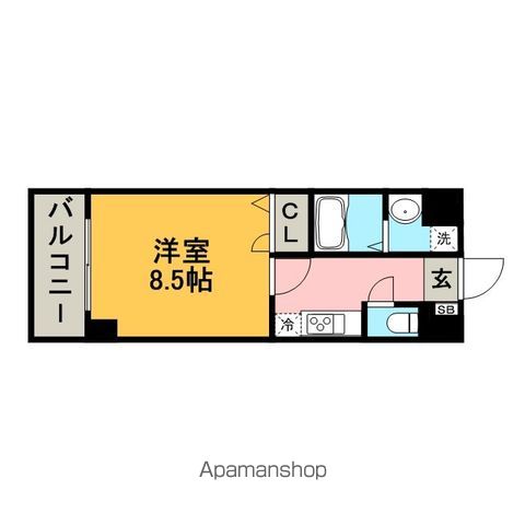 エンクレスト祇園の間取り写真