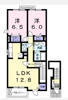 ソレアード・K 壱番館の間取り写真