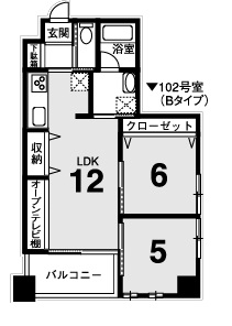 ＷＡＶＥＳ北町の間取り