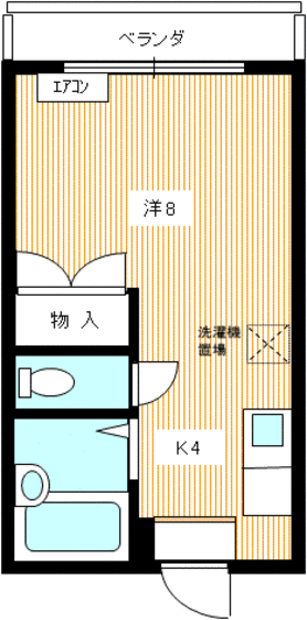 コーポレーション原IIの間取り