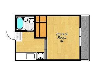 鹿児島市郡元のマンションの間取り