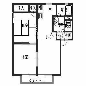 サンフローラ　江本の間取り